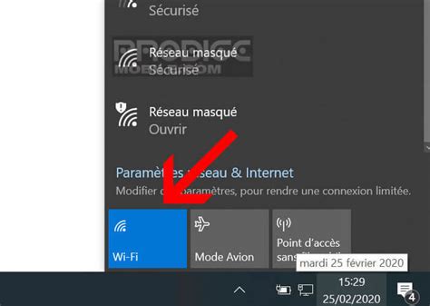 Comment activer le wifi sur pc windows 8